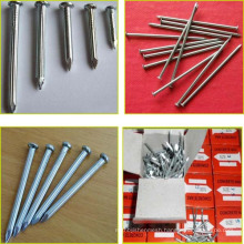 Hot selling low price galvanized concrete steel nail size with smooth shank